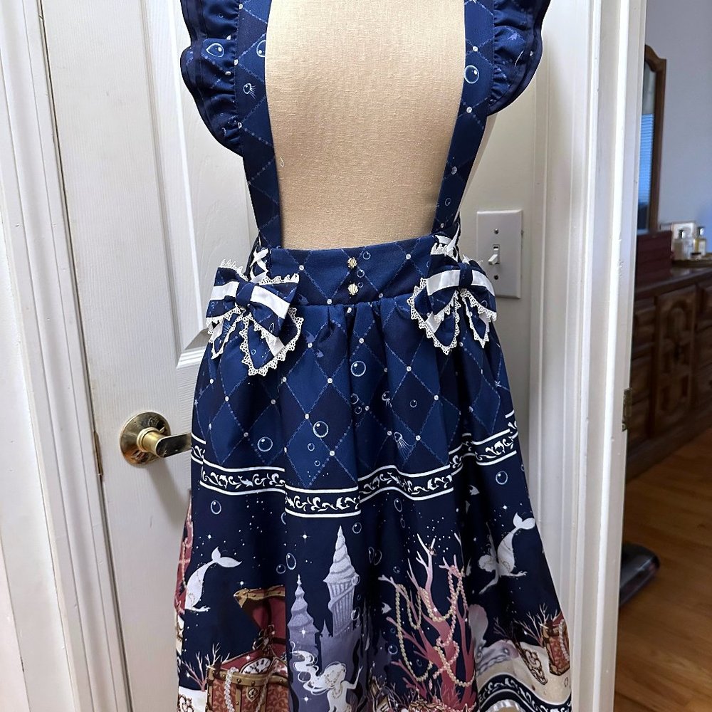 axes femme Mermaid Suspender Skirt